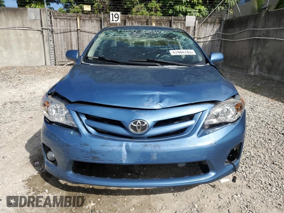 2012 Toyota Corolla L with VIN 5YFBU4EE1CP067094, listed as a Copart auction lot 47484785 with 95,925 mi miles and Salvage Title. Bid and sale history available at carsss.com. Image 5.