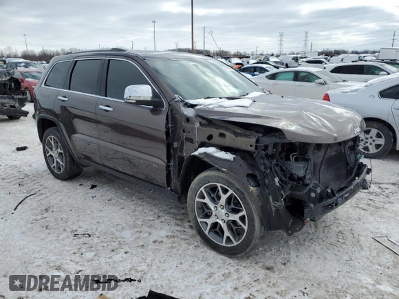 2021 Jeep Grand Cherokee 80th Anniversary with VIN 1C4RJFBG6MC677530, listed as a Copart auction lot 46418755 with 97,666 mi miles and Salvage Title. Bid and sale history available at carsss.com. Image 4.