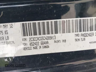 2012 Chrysler 300 Limited with VIN 2C3CCACG5CH289013, listed as a IAAI auction lot 41847824 with 193,302 mi miles. Bid and sale history available at carsss.com. Image 9.