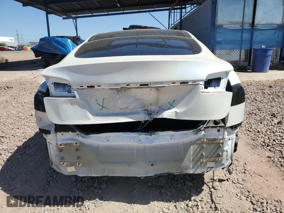 2017 Tesla Model S 60 with VIN 5YJSA1E13HF190581, listed as a Copart auction lot 57383595 with 88,219 mi miles and Salvage title. Bid and sale history available at DreamBid. Image 6.