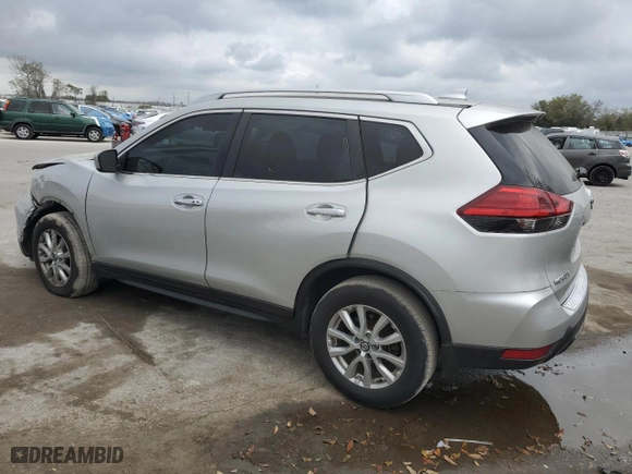 2017 Nissan Rogue SV with VIN JN8AT2MV2HW265500, listed as a Copart auction lot 45949625 with 55,387 mi miles and Salvage Title. Bid and sale history available at carsss.com. Image 2.