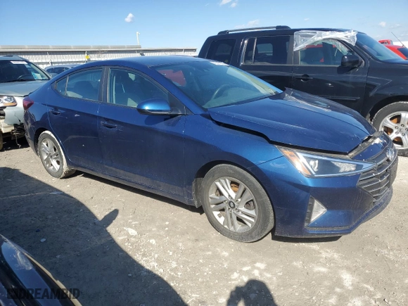 2020 Hyundai Elantra SEL with VIN 5NPD84LF8LH568814, listed as a Copart auction lot 45927935 with 130,800 mi miles and Salvage Title. Bid and sale history available at carsss.com. Image 4.