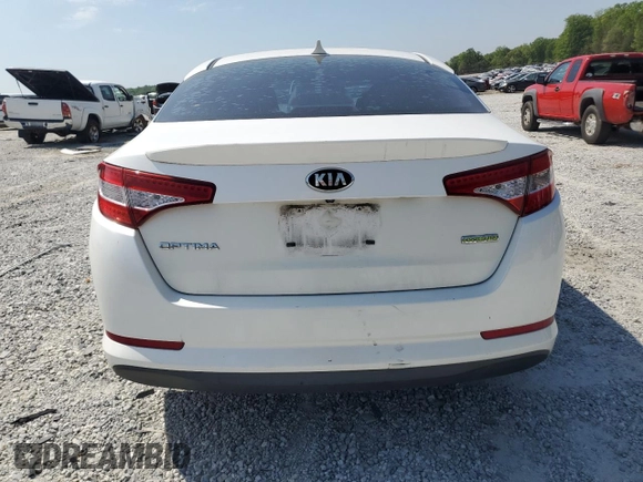 2012 Kia Optima Hybrid with VIN KNAGM4AD2C5024204, listed as a Copart auction lot 51209595 with 165,222 mi miles and Clean Title. Bid and sale history available at carsss.com. Image 6.