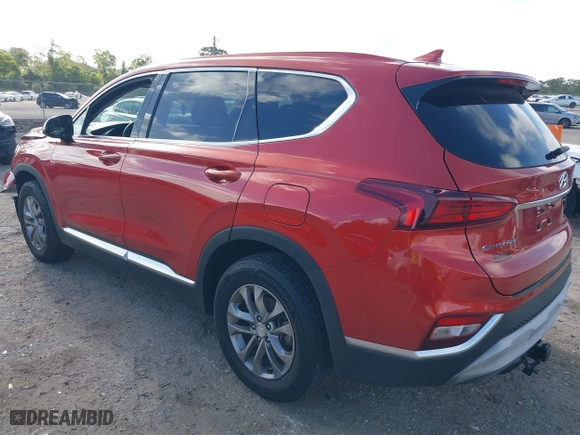 2020 Hyundai Santa Fe SEL with VIN 5NMS33ADXLH170664, listed as a IAAI auction lot 41945937 with 81,511 mi miles. Bid and sale history available at carsss.com. Image 3.