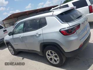2024 Jeep Compass Latitude with VIN 3C4NJDBN8RT107008, listed as a IAAI auction lot 42521682 with 33,745 mi miles and . Bid and sale history available at DreamBid. Image 14.