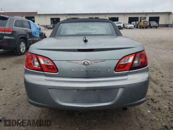 2008 Chrysler Sebring LX with VIN 1C3LC45K08N171565, listed as a Copart auction lot 72325664 with 109,032 mi miles and Salvage Title. Bid and sale history available at carsss.com. Image 6.