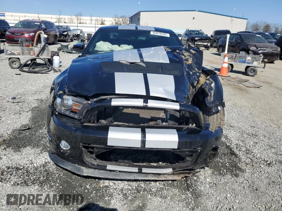2010 Ford Mustang GT500 with VIN 1ZVBP8JS0A5109000, listed as a Copart auction lot 46878285 with 41,520 mi miles and Salvage title. Bid and sale history available at DreamBid. Image 5.