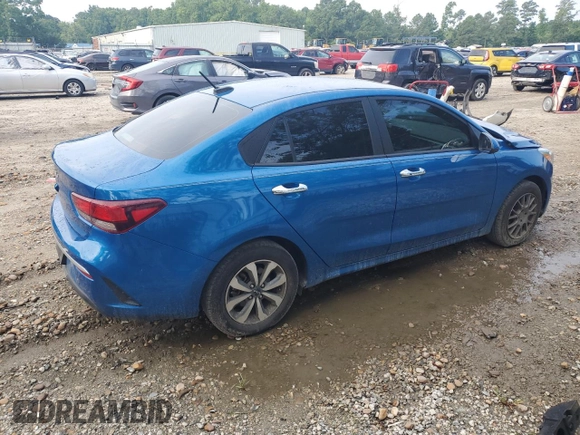 2023 Kia Rio S with VIN 3KPA24AD6PE548027, listed as a Copart auction lot 63697104 with 34,588 mi miles and Salvage Title. Bid and sale history available at carsss.com. Image 3.