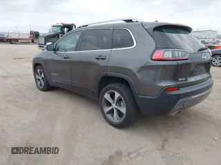 2019 Jeep Cherokee Limited with VIN 1C4PJLDN6KD119458, listed as a IAAI auction lot 41408906 with 72,293 mi miles. Bid and sale history available at carsss.com. Image 3.