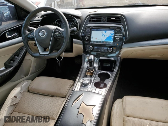 2016 Nissan Maxima SR with VIN 1N4AA6AP9GC447540, listed as a Copart auction lot 60861815 with 127,420 mi miles and Salvage title. Bid and sale history available at DreamBid. Image 8.