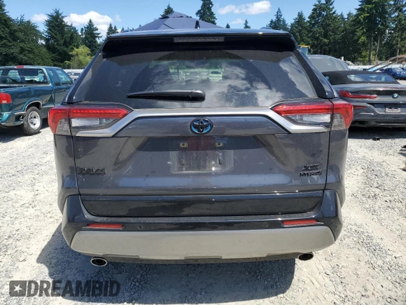2024 Toyota RAV4 Hybrid XSE with VIN JTME6RFV2RJ047582, listed as a Copart auction lot 63658395 with 26,345 mi miles and Salvage title. Bid and sale history available at DreamBid. Image 6.