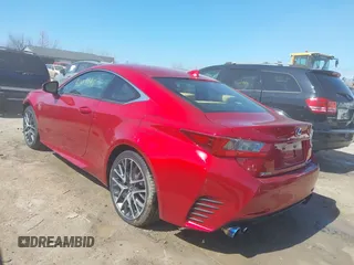 2015 Lexus RC 350 F Sport with VIN JTHSE5BC7F5004605, listed as a IAAI auction lot 41730394 with 68,713 mi miles and . Bid and sale history available at DreamBid. Image 3.