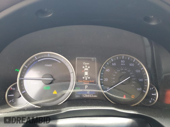2017 Lexus ES 300h with VIN JTHBW1GG3H2138985, listed as a Copart auction lot 52014955 with 126,653 mi miles and Salvage Title. Bid and sale history available at DreamBid. Image 9.