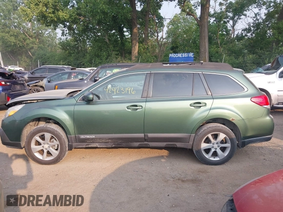 2013 Subaru Outback Premium with VIN 4S4BRCCC0D3294585, listed as a IAAI auction lot 42423196 with 174,500 mi miles and . Bid and sale history available at DreamBid. Image 14.