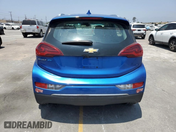2017 Chevrolet Bolt EV Premier with VIN 1G1FX6S08H4186180, listed as a Copart auction lot 58431925 with 79,966 mi miles and Salvage title. Bid and sale history available at DreamBid. Image 6.