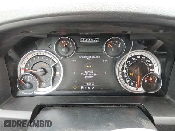 2018 Ram 1500 Harvest with VIN 1C6RR7LT4JS160004, listed as a Copart auction lot 60531315 with 170,435 mi miles and Clean title. Bid and sale history available at DreamBid. Image 9.