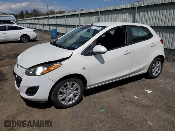 2013 Mazda Mazda2 Sport with VIN JM1DE1KZ4D0164328, listed as a Copart auction lot 53372705 with 10,796 mi miles and Salvage Title. Bid and sale history available at carsss.com. Image 1.