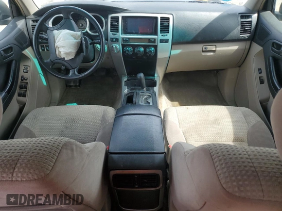 2005 Toyota 4Runner SR5 with VIN JTEBT14R658023222, listed as a Copart auction lot 50920185 with 209,033 mi miles and Salvage Title. Bid and sale history available at DreamBid. Image 8.