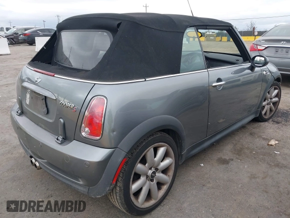 2007 MINI Convertible S with VIN WMWRH33527TJ43515, listed as a IAAI auction lot 41651846 with Not provided miles and . Bid and sale history available at DreamBid. Image 4.
