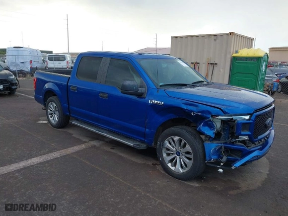 2018 Ford F-150 XL with VIN 1FTEW1CP8JKF74144, listed as a IAAI auction lot 41371809 with 66,086 mi miles. Bid and sale history available at carsss.com. Image 1.