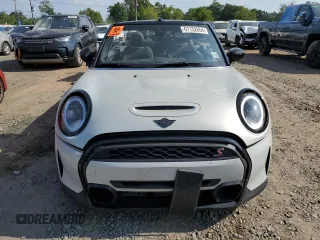 2022 MINI Convertible Cooper S z VIN WMW43DL08N3N99681, wystawiony jako Copart lot #67152054 z przebiegiem Nie podano mil oraz Szkoda całkowita • Salvage title. Historia ofert i sprzedaży dostępna na DreamBid. Obrazek 5.