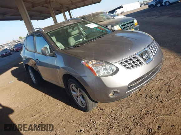 2009 Nissan Rogue S with VIN JN8AS58V69W443344, listed as a IAAI auction lot 41048622 with 189,996 mi miles. Bid and sale history available at carsss.com. Image 1.