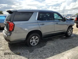 2022 GMC Yukon SLE with VIN 1GKS1AKD8NR305250, listed as a Copart auction lot 69026524 with 33,465 mi miles and Non Repairable. Bid and sale history available at carsss.com. Image 3.