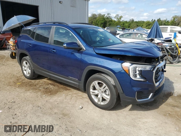 2022 GMC Terrain SLE with VIN 3GKALTEVXNL285189, listed as a Copart auction lot 54359335 with 55,682 mi miles and Non repairable. Bid and sale history available at DreamBid. Image 4.