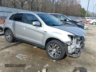 2018 Mitsubishi Outlander Sport ES 2.0 with VIN JA4AP3AU4JZ026238, listed as a IAAI auction lot 41575917 with 180,689 mi miles. Bid and sale history available at carsss.com. Image 1.
