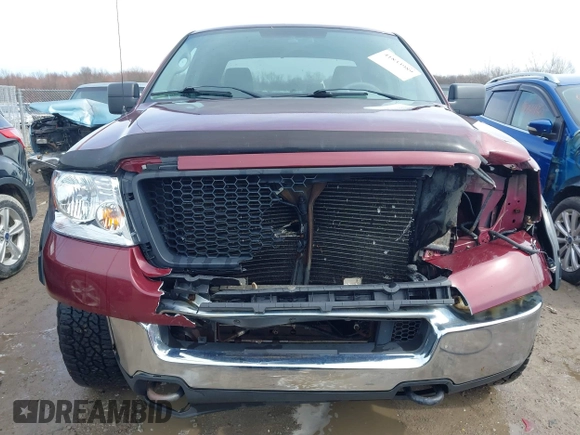 2005 Ford F-150 STX with VIN 1FTRX14W35FA49074, listed as a IAAI auction lot 41833989 with 267,664 mi miles. Bid and sale history available at carsss.com. Image 12.