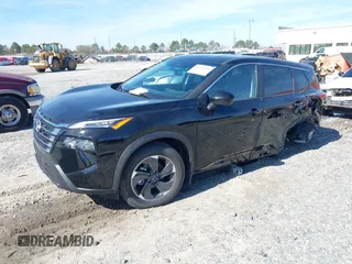 2025 Nissan Rogue SV with VIN 5N1BT3BA9SC672434, listed as a IAAI auction lot 41465650 with 2,438 mi miles. Bid and sale history available at carsss.com. Image 18.