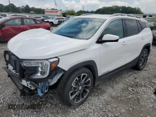 2023 GMC Terrain SLT z VIN 3GKALPEG6PL211750, wystawiony jako Copart lot #59413835 z przebiegiem 52 200 mil mil oraz Szkoda całkowita • Salvage title. Historia ofert i sprzedaży dostępna na DreamBid. Obrazek 1.