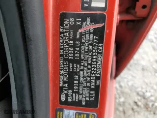 2009 Kia Rio SX with VIN KNADE223696556777, listed as a Copart auction lot 47253505 with 0 mi miles and Salvage Title. Bid and sale history available at carsss.com. Image 15.