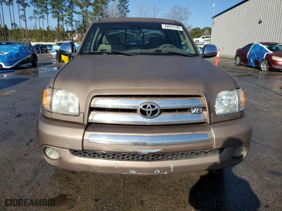 2004 Toyota Tundra SR5 with VIN 5TBRT34154S454176, listed as a Copart auction lot 42915105 with 200,955 mi miles and Salvage Title. Bid and sale history available at carsss.com. Image 5.