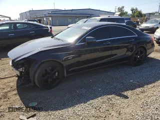 2012 Mercedes-Benz CLS 550 with VIN WDDLJ7DB3CA009455, listed as a Copart auction lot 58867835 with 122,400 mi miles and Clean title. Bid and sale history available at DreamBid. Image 1.