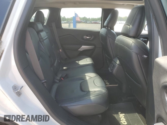 2017 Jeep Cherokee Overland with VIN 1C4PJLJS1HW640840, listed as a Copart auction lot 61449965 with 53,277 mi miles and Salvage title. Bid and sale history available at DreamBid. Image 11.