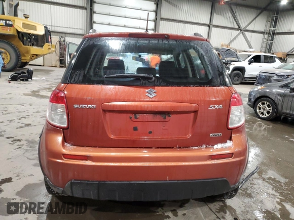 2007 Suzuki SX4 with VIN JS2YB415975101202, listed as a Copart auction lot 88231965 with 135,268 mi miles and Salvage Title. Bid and sale history available at DreamBid. Image 6.