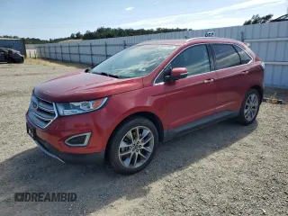 2015 Ford Edge Titanium z VIN 2FMTK3K80FBC38848, wystawiony jako Copart lot #60517995 z przebiegiem 174 861 mil mil oraz Czysty tytuł • Clean title. Historia ofert i sprzedaży dostępna na DreamBid. Obrazek 1.