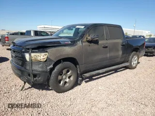 2022 Ram 1500 Lone Star with VIN 1C6RREFMXNN446341, listed as a Copart auction lot 74249304 with 5,587 mi miles and Salvage title. Bid and sale history available at DreamBid. Image 1.