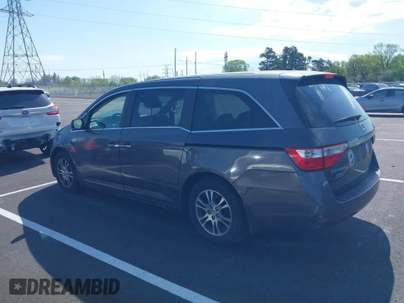 2011 Honda Odyssey EX-L with VIN 5FNRL5H62BB058765, listed as a IAAI auction lot 42017802 with 178,512 mi miles and . Bid and sale history available at carsss.com. Image 14.