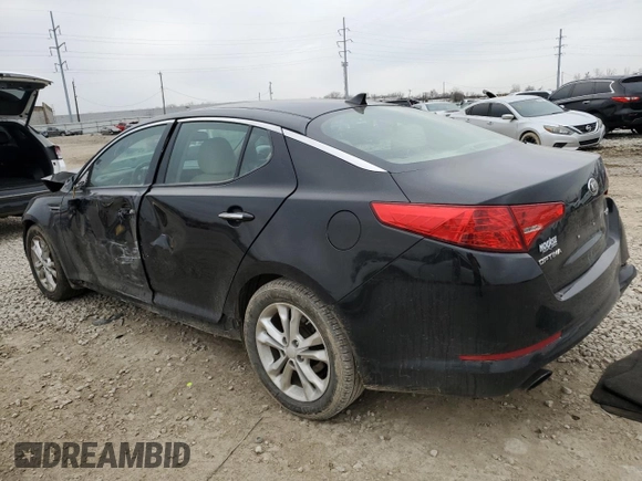2013 Kia Optima EX with VIN 5XXGN4A79DG198875, listed as a Copart auction lot 48312265 with Not provided miles and Salvage title. Bid and sale history available at DreamBid. Image 2.