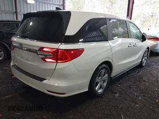 2019 Honda Odyssey EX with VIN 5FNRL6H57KB087739, listed as a IAAI auction lot 41908188 with 84,477 mi miles. Bid and sale history available at carsss.com. Image 4.
