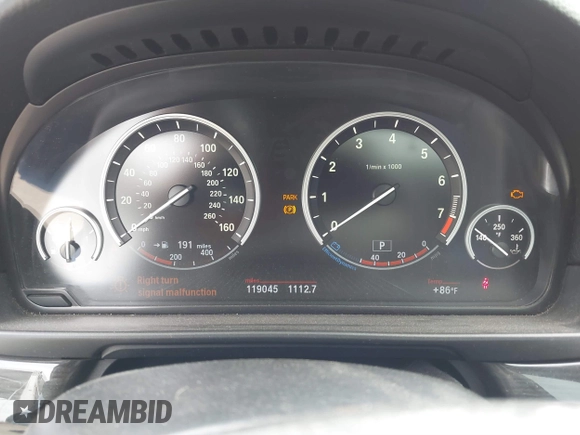 2013 BMW 5 Series 528i with VIN WBAXG5C53DDY36704, listed as a IAAI auction lot 41657370 with 119,045 mi miles and . Bid and sale history available at DreamBid. Image 7.