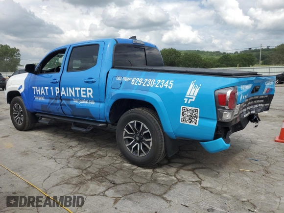 2023 Toyota Tacoma SR with VIN 3TMCZ5AN2PM577873, listed as a Copart auction lot 57361315 with 50,110 mi miles and Salvage title. Bid and sale history available at DreamBid. Image 2.