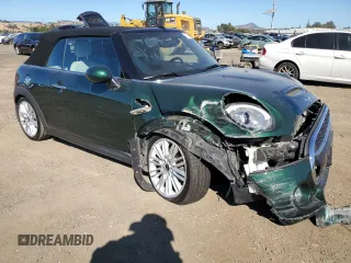 2017 MINI Convertible Cooper S with VIN WMWWG9C52H3C22857, listed as a Copart auction lot 67788944 with 56,987 mi miles and Salvage Title. Bid and sale history available at carsss.com. Image 4.
