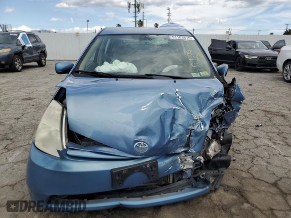 2005 Toyota Prius with VIN JTDKB20U253011735, listed as a Copart auction lot 51183875 with Not Provided miles and Salvage Title. Bid and sale history available at DreamBid. Image 5.