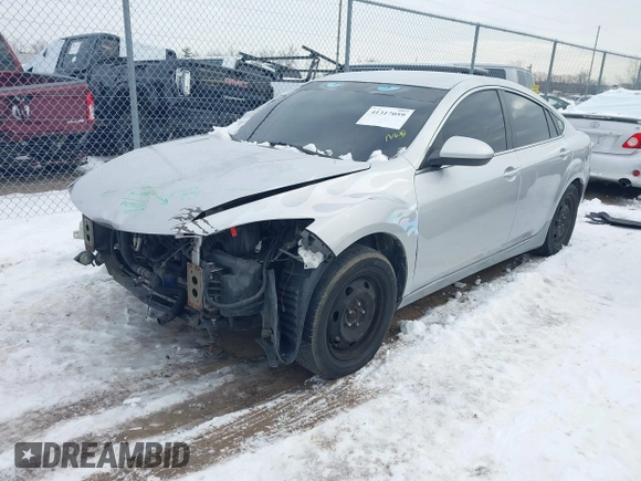 2012 Mazda 6 i Sport with VIN 1YVHZ8BH6C5M33690, listed as a IAAI auction lot 41317059 with 181,020 mi miles and . Bid and sale history available at carsss.com. Image 2.