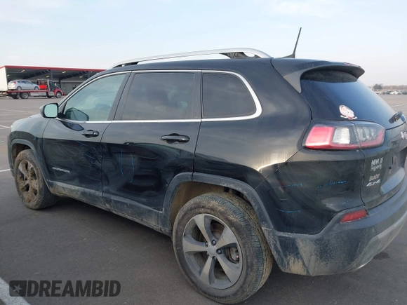 2019 Jeep Cherokee Limited with VIN 1C4PJMDXXKD245877, listed as a IAAI auction lot 41984332 with 103,300 mi miles and . Bid and sale history available at carsss.com. Image 15.