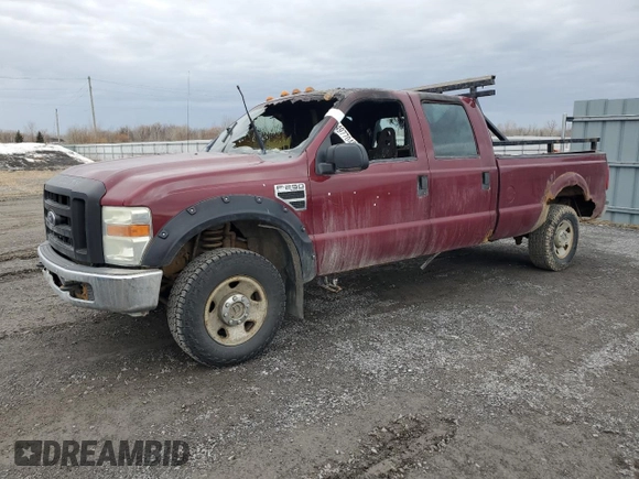 2008 Ford F-250 XL with VIN 1FTSW21598ED43336, listed as a Copart auction lot 49770465 with Not provided miles and Non repairable. Bid and sale history available at DreamBid. Image 1.