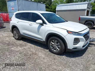 2019 Hyundai Santa Fe SE with VIN 5NMS23AD0KH013811, listed as a IAAI auction lot 42337926 with 87,000 mi miles and . Bid and sale history available at DreamBid. Image 1.